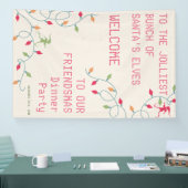 Friendsmas Jolliest Bunch Kerstvakantie feest Spandoek (Beurs)