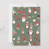 Friendsmas Kantoor Gnomes Holiday Kerstfeest Kaart (Achterkant)