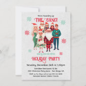 Friendsmas Kantoor Kostuum Vakantie Kerstfeest Kaart (Voorkant)