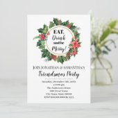 Friendsmas kerstfeest kaart (Staand voorkant)