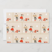 Friendsmas Kerstvakantie Feest Uitnodiging (Achterkant)