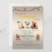 Friendsmas Party Uitnodiging – Leuk & Feestelijk (Voorkant)