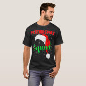 Friendsmas Squad Cool Santa Hat Matching Friends F T-shirt (Voorkant volledig)