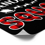 Friendsmas Squad Funny Xmas lichte familie die ove Poster (Hoek)