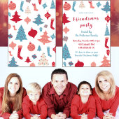 Friendsmas uitnodigingen Kerstbomen