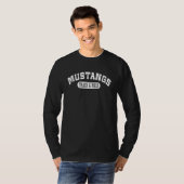 Friendswood Mustangs Track and Field_1 T-shirt (Voorkant volledig)