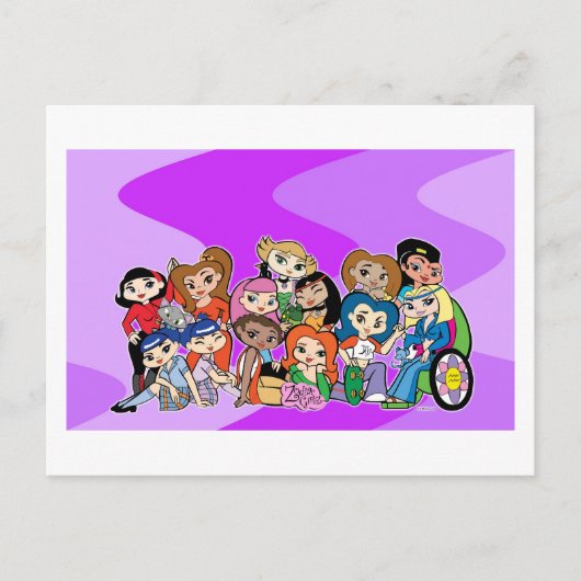 Friendz Briefkaart (Voorkant)