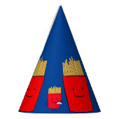 Fries Cartoon inpakpapier Feesthoedjes (Links)