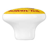 Fries Ceramic Knob. Keramische Knop (Zijkant)