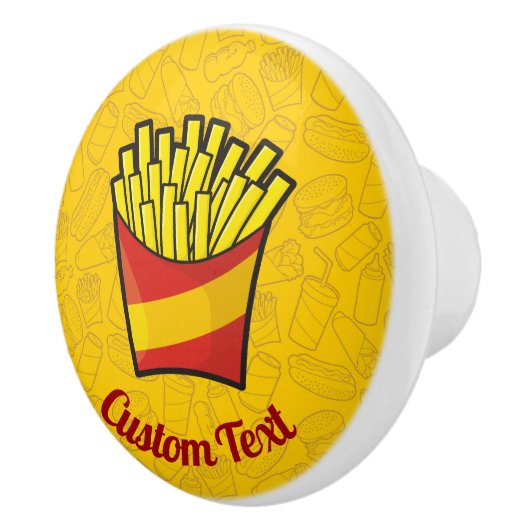 Fries Ceramic Knob. Keramische Knop (Rechts)