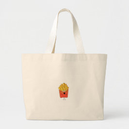 Fries, chips, hot chips thema grote tote bag