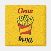Fries Dishwasher Magnet (Voorkant)