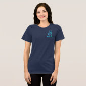 fries, drinks pickleball Tri-Blend shirt (Voorkant volledig)