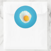 Fries Eieren Ronde Sticker (Tas)