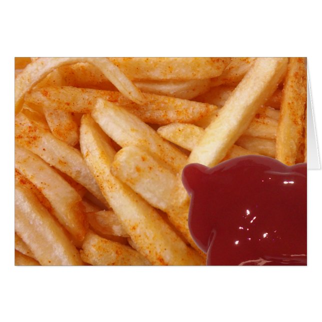 Fries en keetchup (Voorkant Horizontaal)