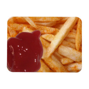 Fries en keetchup magneet
