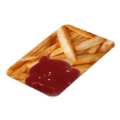 Fries en keetchup magneet (Linkerzijde)