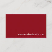 Fries Fast Food Foodie Fry Restaurant Bar Visitekaartje (Achterkant)