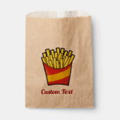 Fries Favor Bag Bedankzakje (Voorkant)