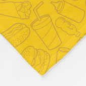 Fries Fleece Blanket (Hoek)