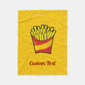 Fries Fleece Blanket (Voorkant)