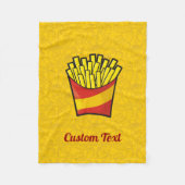 Fries Fleece Blanket Deken (Voorkant)