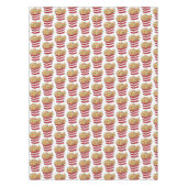 Fries Fried Potato Chips Foodie Fast Food Tafelkleed (Voorkant)