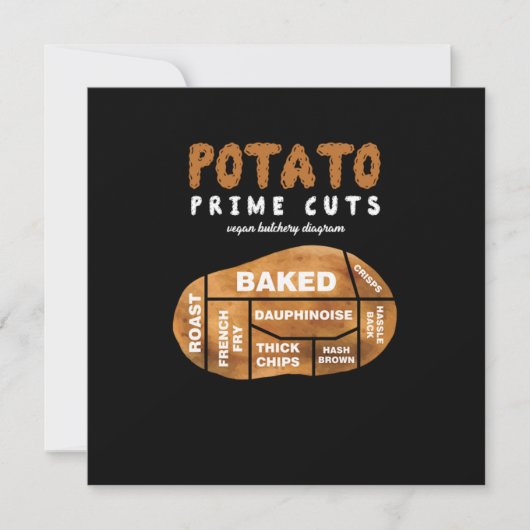 Fries Grappige Puns Foodies Eten Liefhebbers Cadea Kaart (Voorkant)