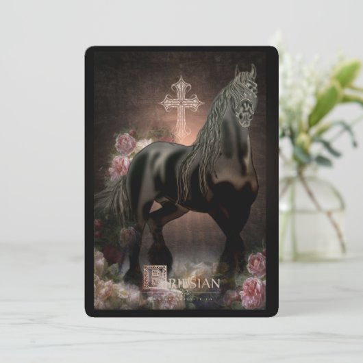 Fries in de hemel - Wenskaart Bedankkaart (Staand voorkant)