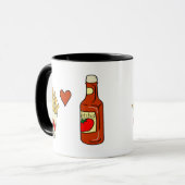 Fries Love Ketchup Mok (Voorkant links)