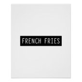 Fries Old Typwriter Letters Perfect Poster (Voorkant)