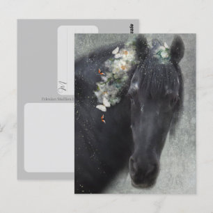 Fries paard - ansichtkaart briefkaart