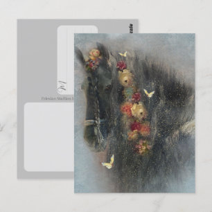 Fries paard - ansichtkaart briefkaart