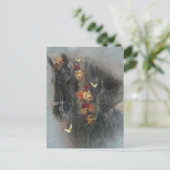 Fries paard - ansichtkaart briefkaart (Staand voorkant)