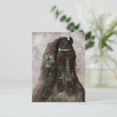 Fries paard - ansichtkaart briefkaart (Staand voorkant)