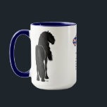 Fries Paard / Frisian Horse Mok<br><div class="desc">Fries Paard / Frisian Horse  Digitaal getekend door TCMV  Digital painting with Corel.</div>