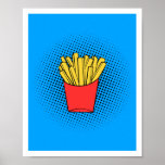 Fries Pop Art Poster<br><div class="desc">Voeg een uitbarsting van plezier en smaak toe aan uw ruimte met dit Fries Pop Art poster! Met een gedurfd en speels ontwerp transformeert dit kunstwerk de klassieke frietjes tot een levendig meesterwerk. Ideaal voor keukens, eetzalen of elke kamer die een pop van kleur en persoonlijkheid nodig heeft. Of je...</div>