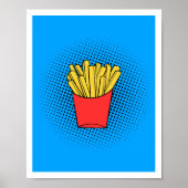 Fries Pop Art Poster (Voorkant)