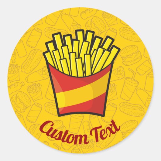 Fries Sticker (Voorkant)