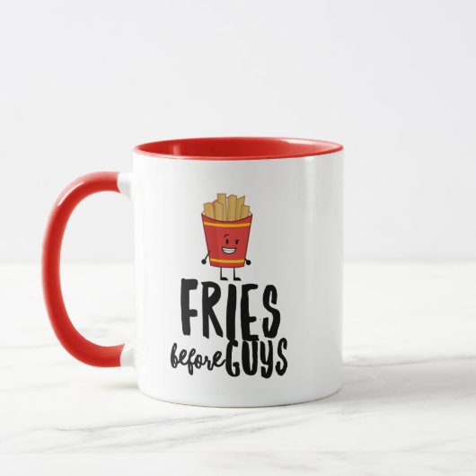 Fries voor jongens 11 oz Combo Mok (Links)