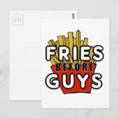 Fries voor jongens briefkaart (Voorkant / Achterkant)