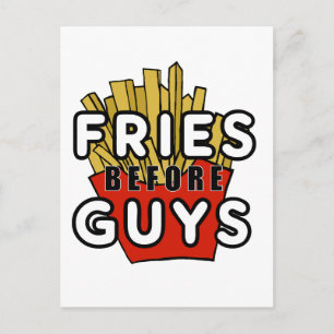 Fries voor jongens briefkaart