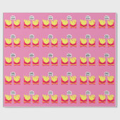 Fries voor jongens! cadeaupapier (Vlak)