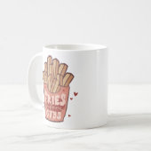 Fries voor jongens Funny Koffiemok (Voorkant links)