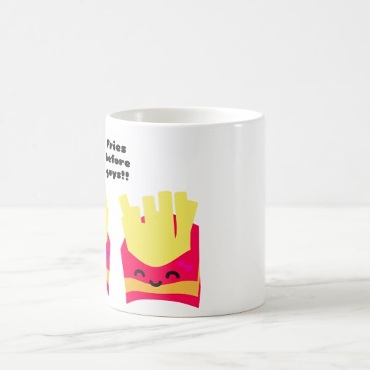 Fries voor jongens! koffiemok (Center)