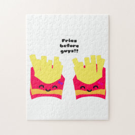 Fries voor jongens! legpuzzel