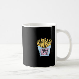 Fries voor jongens Sticker Koffiemok