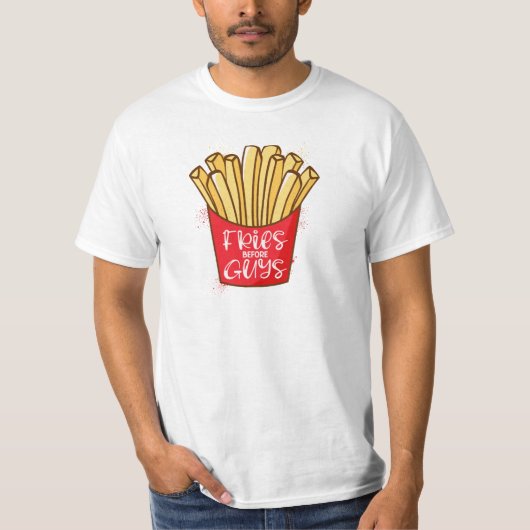 Fries voor jongens t-shirt (Voorkant)