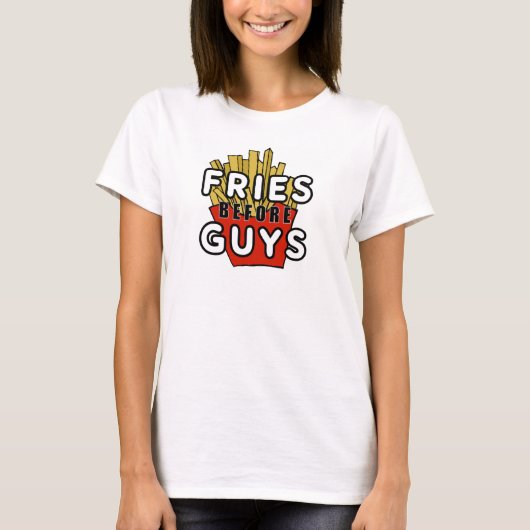 Fries voor jongens t-shirt (Voorkant)