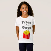 Fries voor jongens Teen T-Shirt (Voorkant volledig)